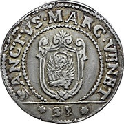 ¼ Scudo - Giovanni Corner II, Italy, 1709-1721 reverse image