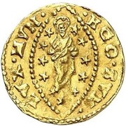 ¼ Zecchino - Antonio Priuli, Italy, 1618-1623 reverse image