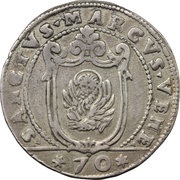 ½ Scudo - Giovanni Corner I obverse image
