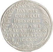 1 Osella - Giovanni Corner II, Italy, 1709 reverse image