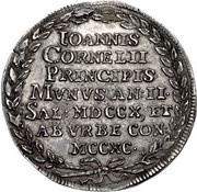1 Osella - Giovanni Corner II, Italy, 1710 reverse image
