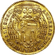 1 Ducat - Andreas Jakob von Dietrichstein obverse image