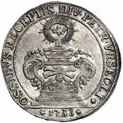1 Osella - Carlo Ruzzini, Italy, 1733 reverse image