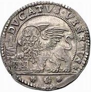 1 Ducato - Nicolò Sagredo, Italy, 1675-1676 reverse image