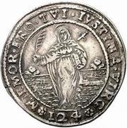 1 Ducatone - Nicolò Sagredo, Italy, 1675-1676 reverse image