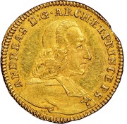 1 Ducat - Andreas Jakob von Dietrichstein obverse image