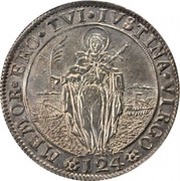 1 Ducatone - Silvestro Valier, Italy, 1694 reverse image