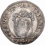 1 Scudo - Carlo Ruzzini, Italy, 1732-1733 reverse image