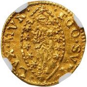 ½ Zecchino - Alvise Mocenigo II, Italy, 1700-1709 reverse image