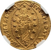 1 Zecchino - Antonio Priuli, Italy, 1618-1623 reverse image