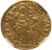 1 Zecchino - Bertucci Valier obverse image