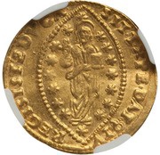 1 Zecchino - Bertucci Valier, Italy, 1656-1658 reverse image