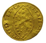 1 Zecchino - Domenico Contarini, Italy, 1659-1674 reverse image