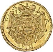 1 Ducat - Sigismund von Schrattenbach, Austria, 1764-1771 reverse image