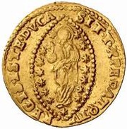 1 Zecchino - Nicolò Sagredo, Italy, 1675-1676 reverse image