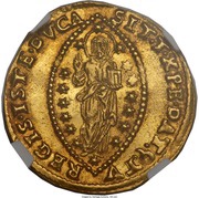 1 Zecchino - Marcantonio Giustinian, Italy, 1684-1688 reverse image