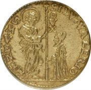 1 Zecchino - Silvestro Valier obverse image