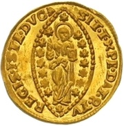 1 Zecchino - Giovanni Corner II, Italy, 1709-1722 reverse image