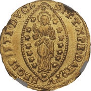 1 Zecchino - Alvise Mocenigo III, Italy, 1722-1732 reverse image