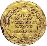 1 Osella - Pietro Grimani, Italy, 1750 reverse image