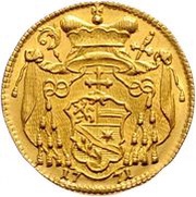 1 Ducat - Sigismund von Schrattenbach, Austria, 1767-1771 reverse image