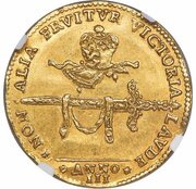 4 Zecchini - Francesco Morosini, Italy, 1690 reverse image