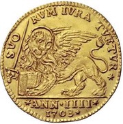 1 Osella - Alvise Mocenigo II, Italy, 1703 reverse image