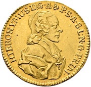 1 Ducat - Hieronymus von Colloredo obverse image