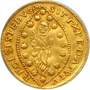 4 Zecchini - Alvise Mocenigo III, Italy, 1722-1732 reverse image
