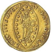 15 Zecchini - Francesco Molin, Italy, 1646-1655 reverse image