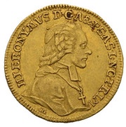 1 Ducat - Hieronymus von Colloredo obverse image