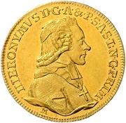 1 Ducat - Hiéronymus von Colloredo 12th Jubileum obverse image