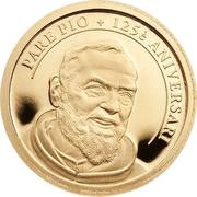 1 Diner Saint Pio of Pietrelcina, Andorra, 2012 reverse image