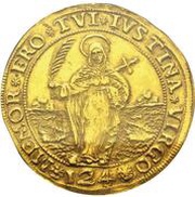 12 Zecchini - Alvise Pisani, Italy, 1735-1741 reverse image