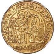 8 Zecchini - Alvise Mocenigo IV, Italy, 1763-1778 reverse image