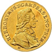 1 Ducat - Hieronymus von Colloredo obverse image