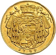 1 Ducat - Hieronymus von Colloredo, Austria, 1787-1790 reverse image