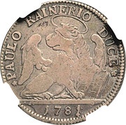¼ Thaler - Paolo Renier, Italy, 1780-1786 reverse image