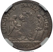 ¼ Thaler - Lodovico Manin, Italy, 1790-1794 reverse image