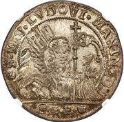 ½ Ducatone - Lodovico Manin obverse image