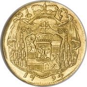 1 Ducat - Hieronymus von Colloredo, Austria, 1789-1803 reverse image