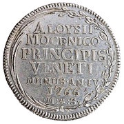1 Osella - Alvise Mocenigo IV, Italy, 1766 reverse image