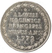 1 Osella - Alvise Mocenigo IV, Italy, 1772 reverse image