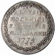 1 Osella - Alvise Mocenigo IV, Italy, 1774 reverse image