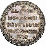 1 Osella - Alvise Mocenigo IV, Italy, 1775 reverse image