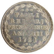 1 Osella - Paolo Renier, Italy, 1781 reverse image