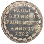1 Osella - Paolo Renier, Italy, 1782 reverse image