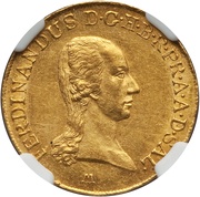 1 Ducat - Ferdinand III of Austria-Tuscany obverse image