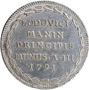 1 Osella - Lodovico Manin, Italy, 1791 reverse image