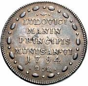 1 Osella - Lodovico Manin Double Weight, Italy, 1794 reverse image
